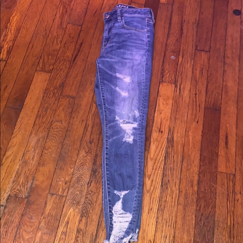 American Eagle super stretch jegging hi rise jeans - Picture 3 of 12